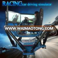 Christmas day promotion amusemen park simulator Six-axis-Dynamic-Car XD VR Racing car game machine driving simulator price