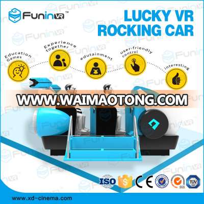 Advanced High-tech design Lucky VR Rocking Car motion platform virtual reality glasses