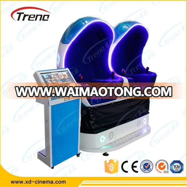 High quality 9d Egg Vr Cinema, amusement Game Machine 2 egg 9dVR Simulator